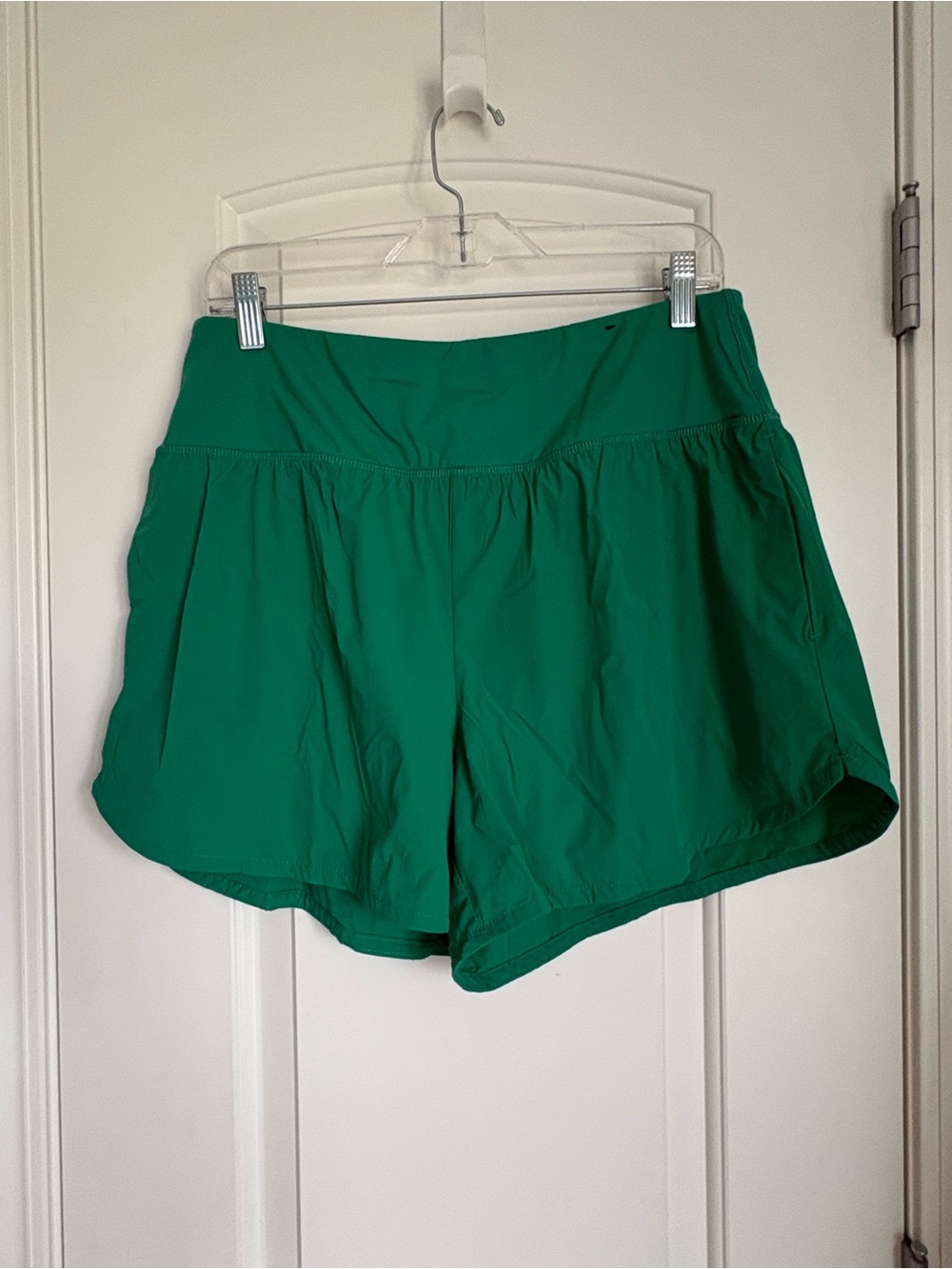 Spyder Women’s Kelly Green Woven Shorts With Bikers - Size L